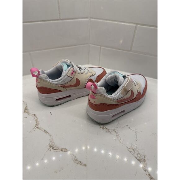 Nike Air Max Kid's 1 EasyOn Low Ice Cream DZ3308-101 size 10C - Picture 4 of 7